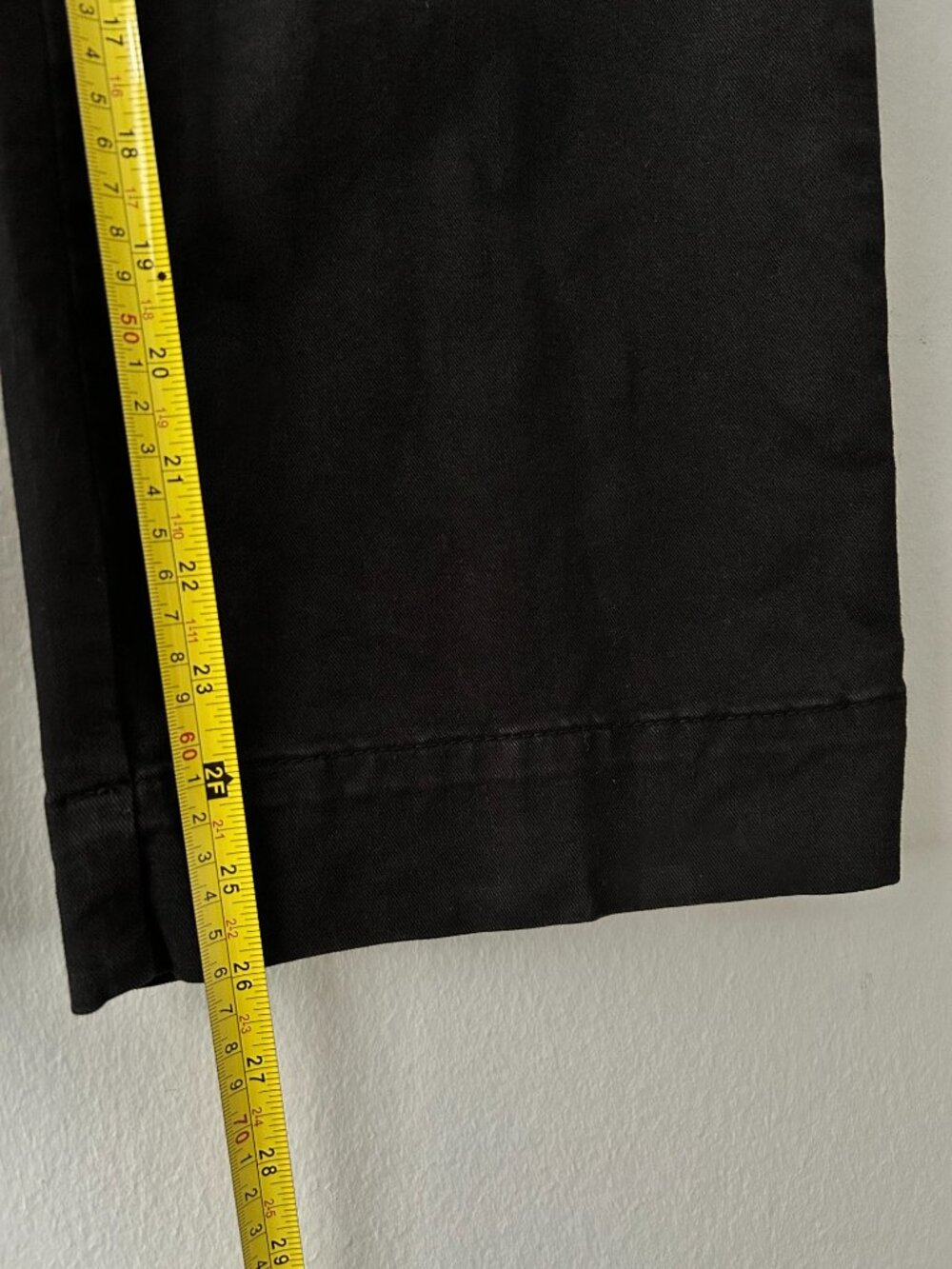 Marine Layer Bridget Wide Leg Crop Pants Black High Rise Size 4 - Picture 9 of 10